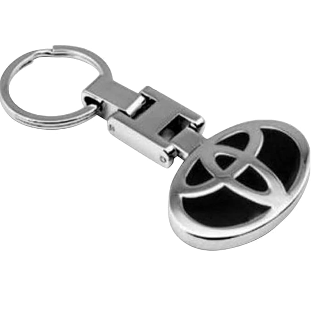 Metal car logo keychain