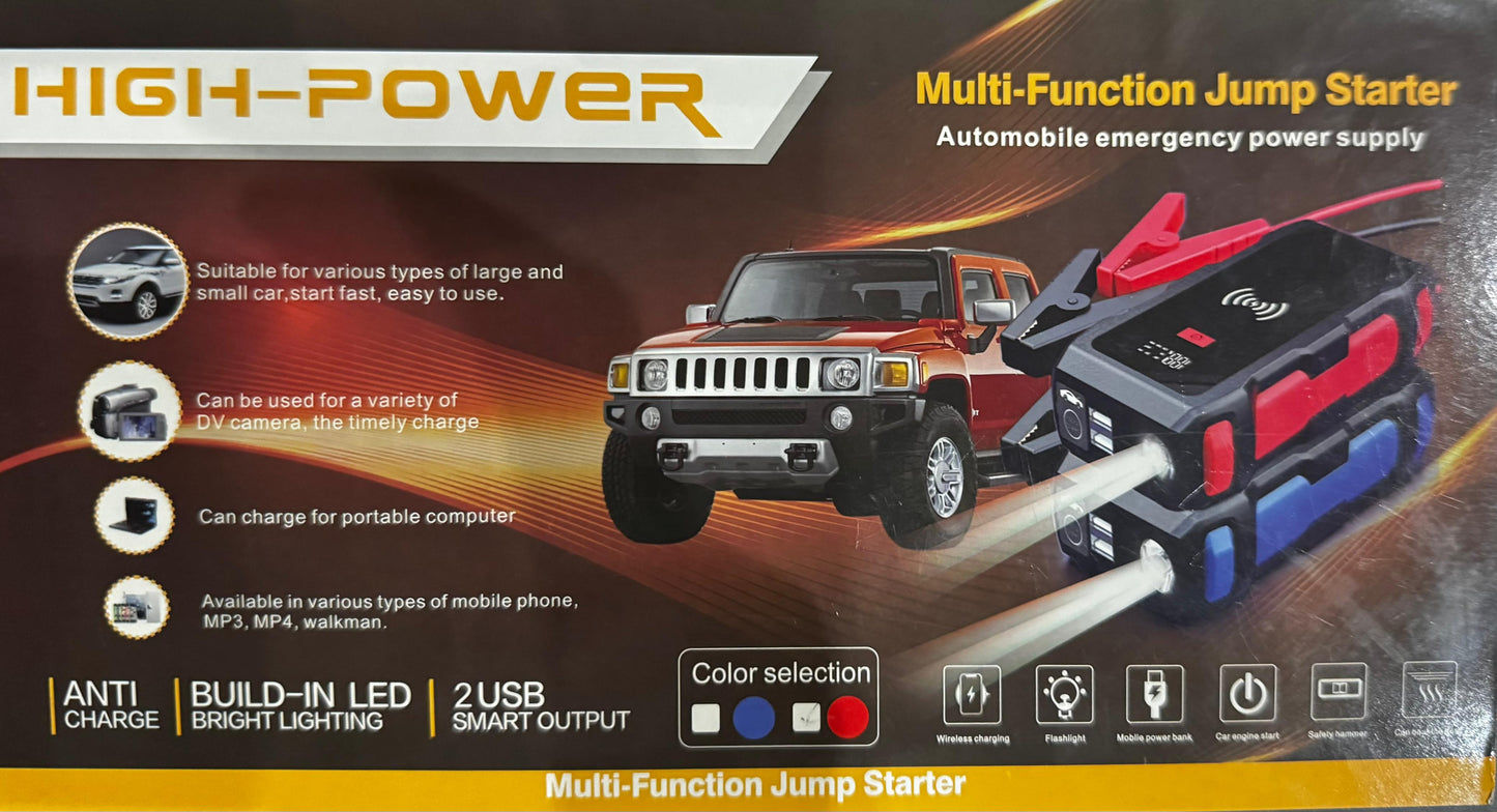 JUMP-STARTER(Built-in Wireless Charger)