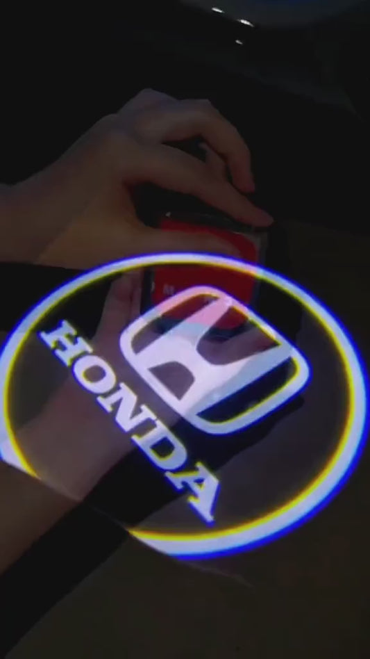 Welcome Car logo light